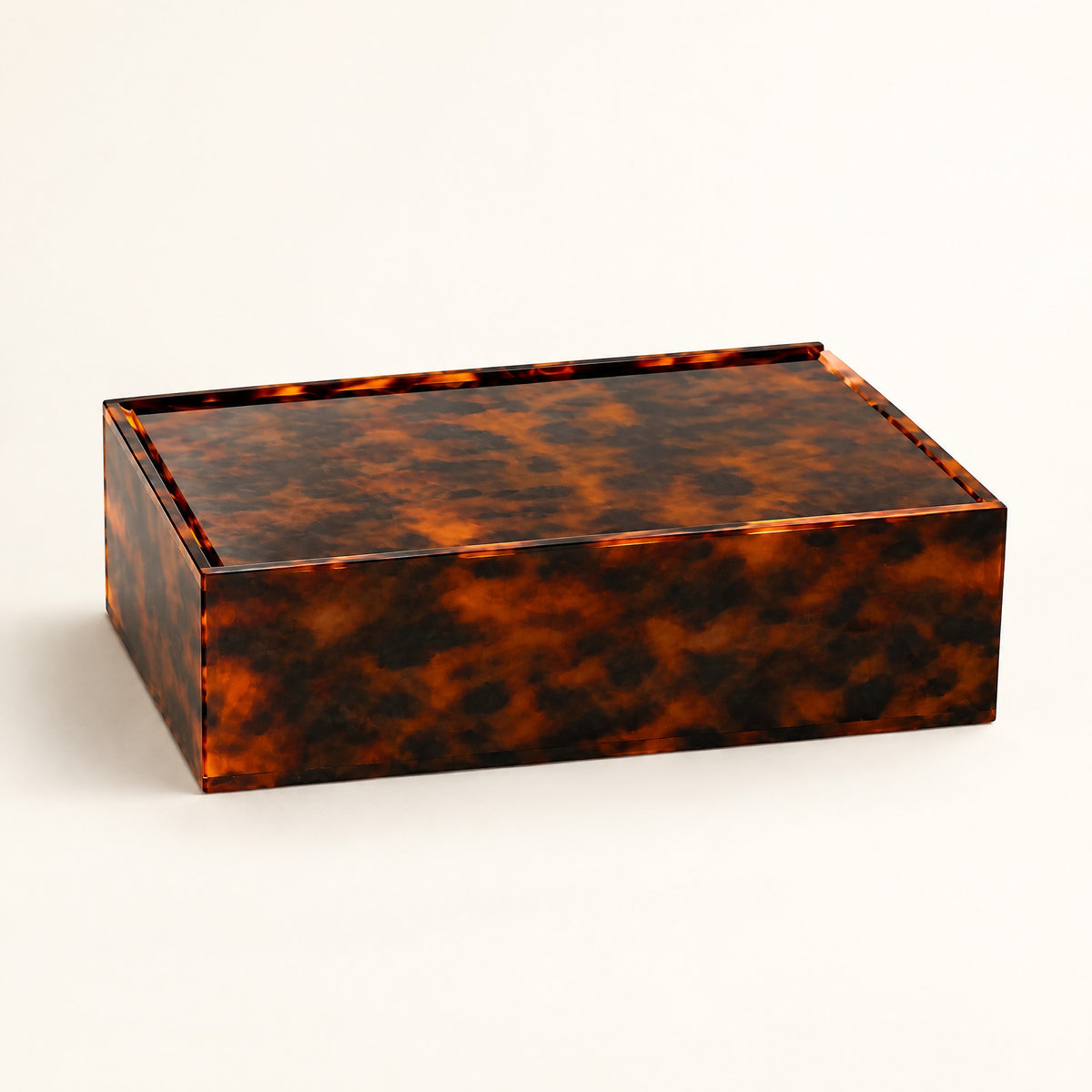 Acrylic Mahjong Tile Case, Tortoiseshell