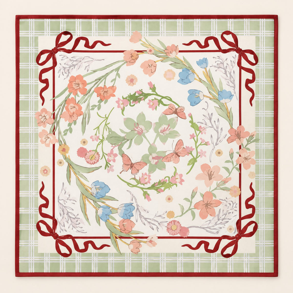 Classic Ivory Mahjong Mat, laid flat
