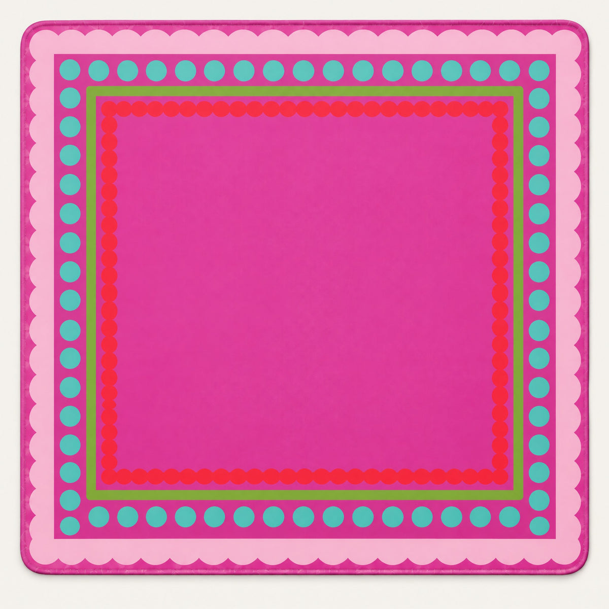 Honey Tortoise Mahjong Mat, laid flat