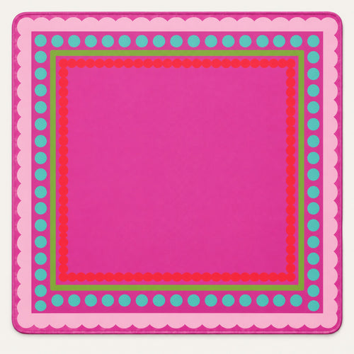 Honey Tortoise Mahjong Mat, laid flat