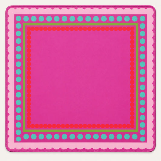 Honey Tortoise Mahjong Mat, laid flat