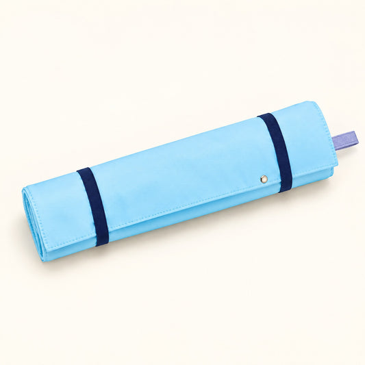 Mahjong Pusher Bag, Light Blue