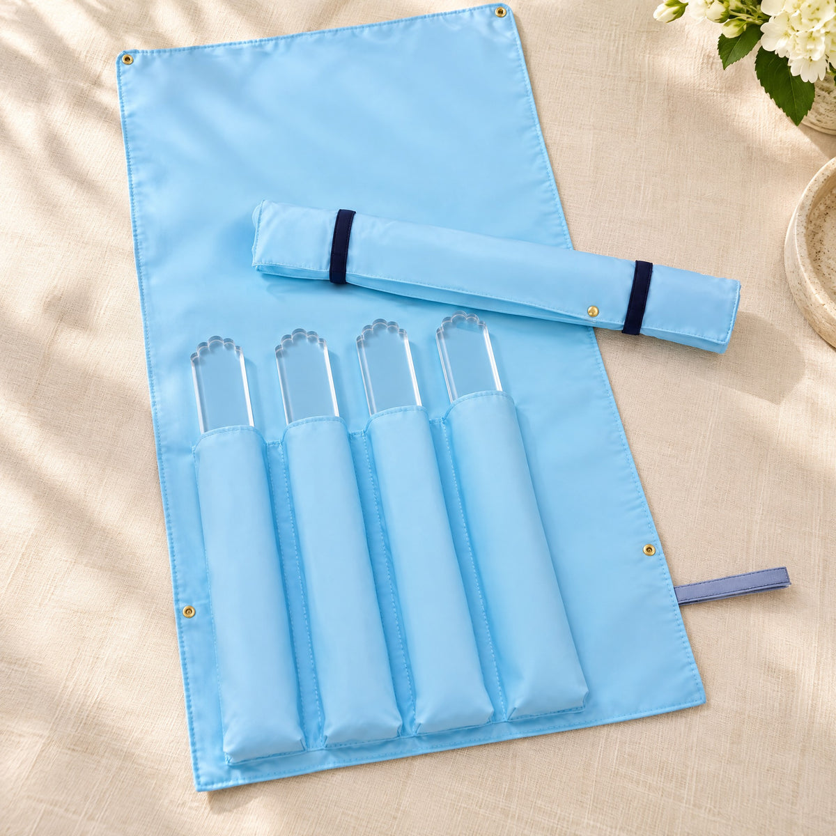 Mahjong Pusher Bag, open