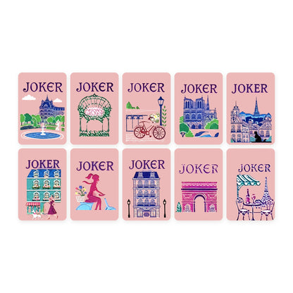 Pink Blossom American Mahjong Set, the jokers