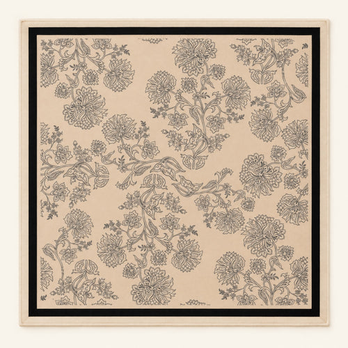 Plum Tortoise Mahjong Mat, laid flat