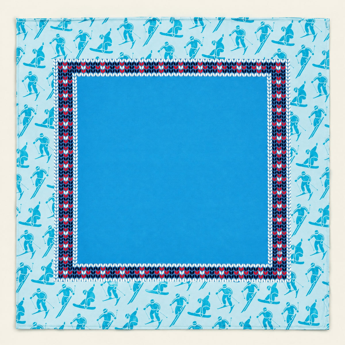 Polar Bear Mahjong Mat, laid flat