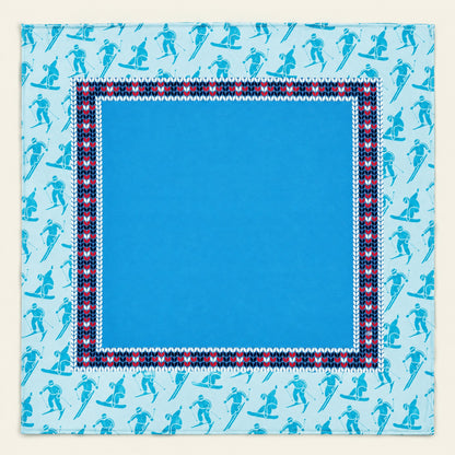 Polar Bear Mahjong Mat, laid flat