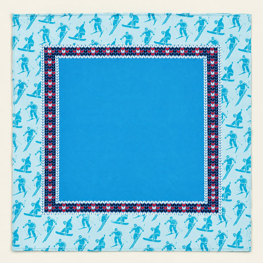 Polar Bear Mahjong Mat, laid flat