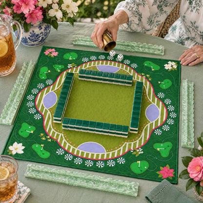 Southern Blooms American Mahjong Set, a game in progress